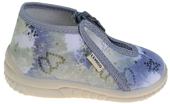 LEMIGO wygodne z tkaniny - JAREK 764 - popielate