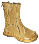 kozaczki gorsetowe wiązanie zimnły beż MM-5