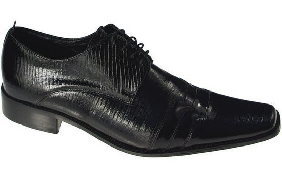 EXCLISIVE  1403  eleganckie półbuty  CZARNY