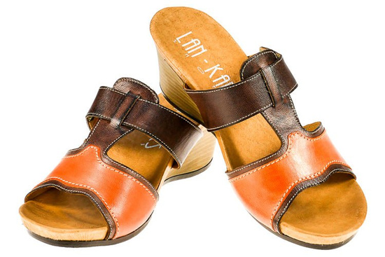 Lan-Kars C49-108-109 Pomarańczowy + brąz