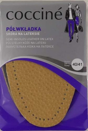 40/41 Półwkładka skóra na lateksie bezowy 