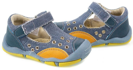 PICCO  B50236 niebieskie półbuty