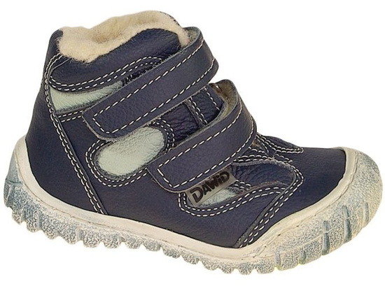 DAWID skórzne trzewiki - 826 -  granat