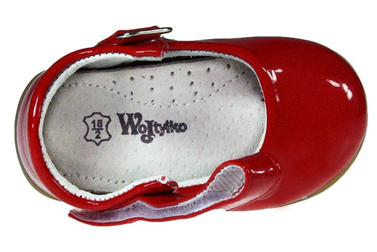 Wojtyłko 1BA1097MIX  balerinki czerwone