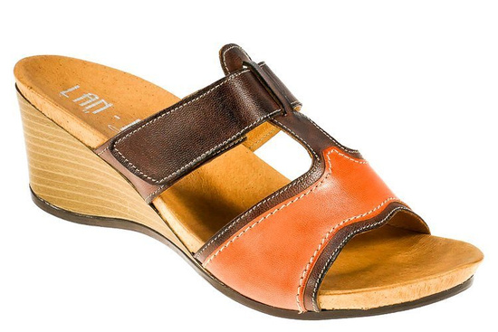 Lan-Kars C49-108-109 Pomarańczowy + brąz