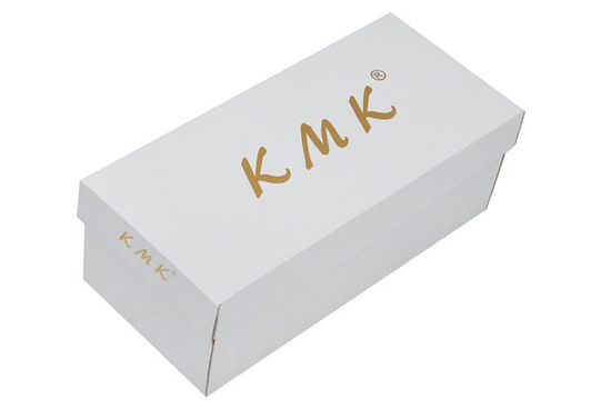 KMK - 122 - BIAŁE BUTKI WKŁADKA SKÓRA