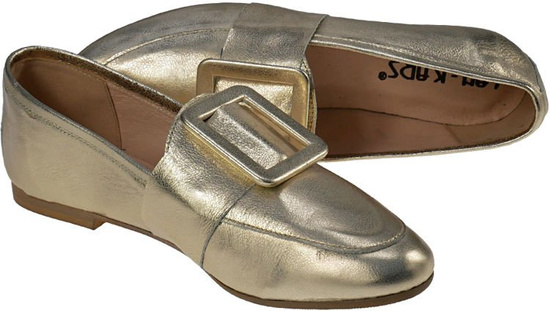 LAN-KARS złoty mokasyn 9941