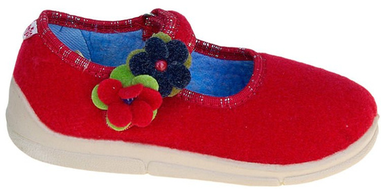 LEMIGO obuwie domowe BALERINA 518 czerwony