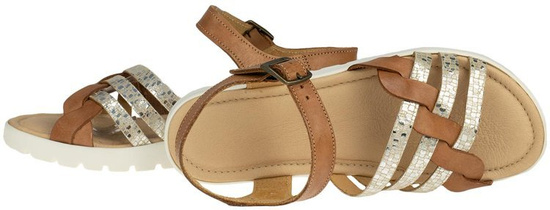 LAN-KARS  J21-81-319 Brązowy + srebro