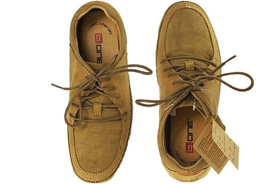 B.ONE BOW-10-01-072 półbuty BEŻ