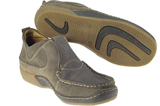 KACPER 433 półbuty  SZARY