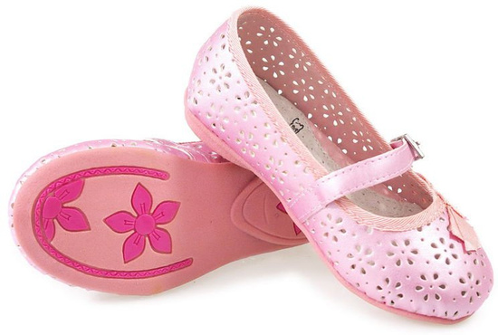 PICCO3C70515 różowe balerinki