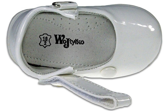 Wojtyłko 1BA1097MIX  balerinki białe