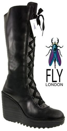 Fly London Cedys black