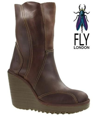 Fly London Crack Dk Brown