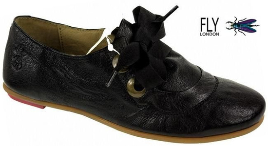Fly London FO black licowa