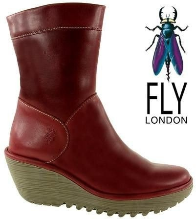 Fly London Yari Red