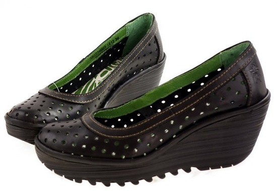 Fly London Yedi perf black black blk