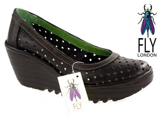 Fly London Yedi perf black black blk