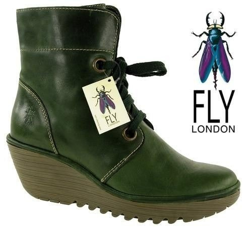 Fly London Yel green