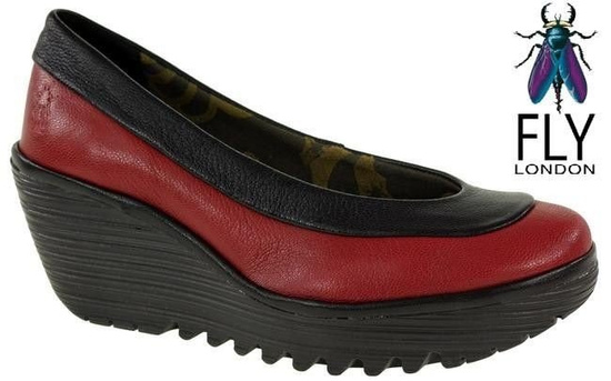Fly London Yoko red black