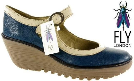 Fly London Yori blue/beige/black