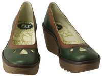 Fly London Yedi green/camel/brown